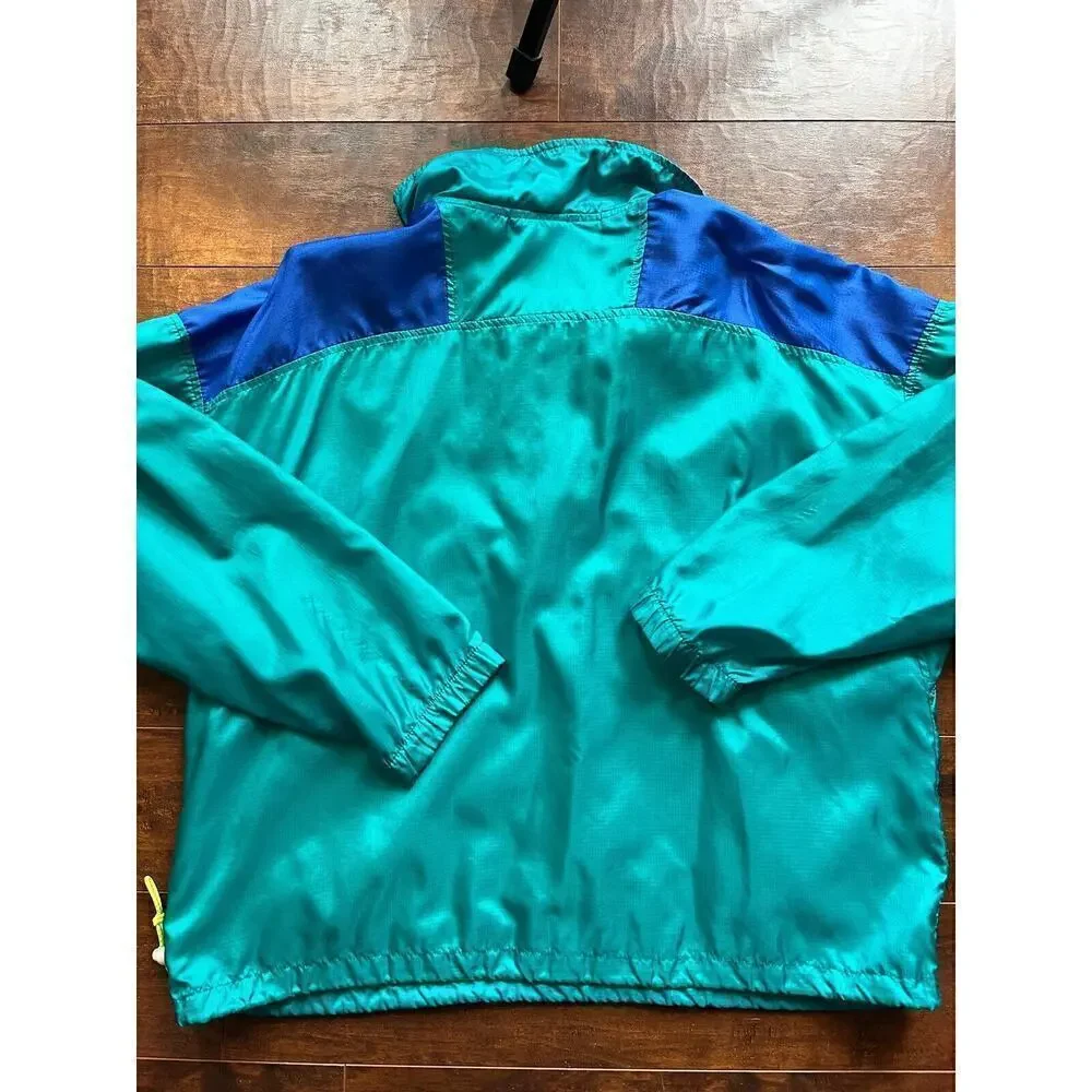 Vintage 90s Columbia Sportwear 1/4 Zip Pull Over Jacket READ BELOW
